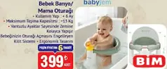 BABYJEM BEBEK BANYO/MAMA OTURAĞI fiyat ve kampanya bilgisi